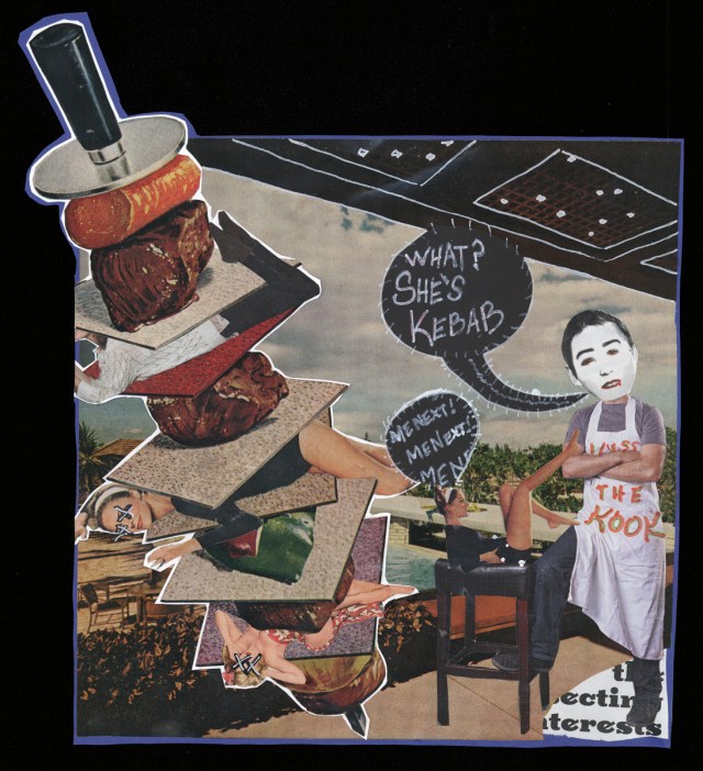 Mixed media on construction paper, 2012