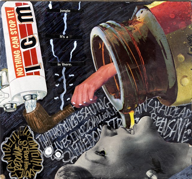 Mixed media on MDF, 2014