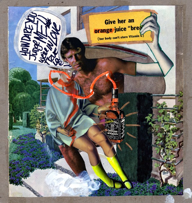 Mixed media on cardboard, 2015