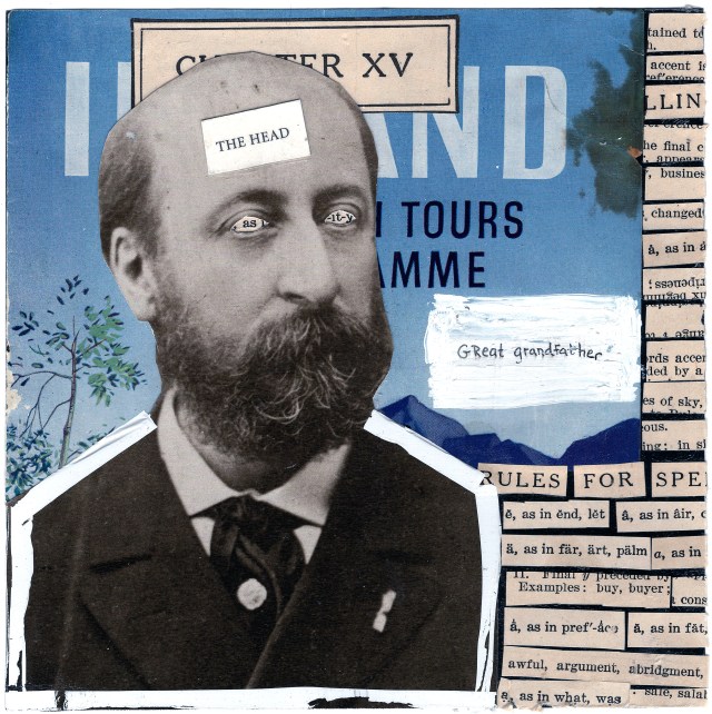 Mixed media collage, 2016