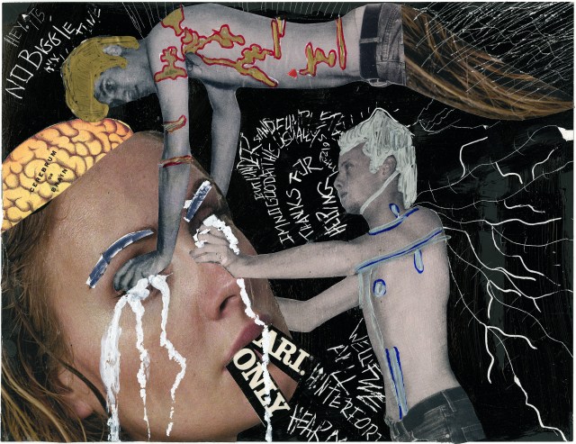 Mixed media collage, 2016