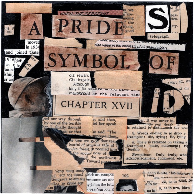 Mixed media collage, 2016