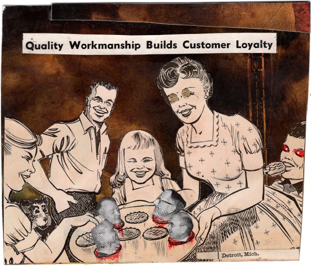 Mixed media collage, 2016