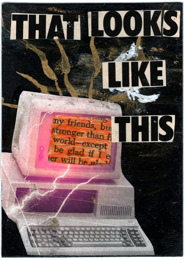 Mixed media collage, 2016